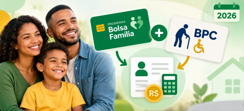 Bolsa Família e BPC: como o benefício pode influenciar a renda familiar em 2026